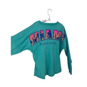 University of Miami Long Sleeve Tee Shirt Size Medium